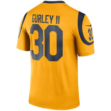 Load image into Gallery viewer, TODD GURLEY II LOS ANGELES RAMS SUPER BOWL COLOR RUSH LEGEND PLAYER JERSEY – GOLD