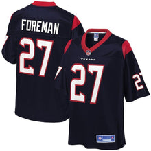 Load image into Gallery viewer, D'Onta Foreman Houston Texans NFL Pro Line Team Color Player Jersey - Navy