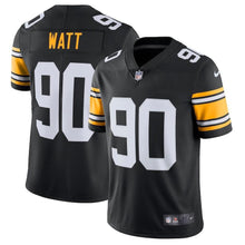 Load image into Gallery viewer, T.J. Watt Pittsburgh Steelers Vapor Untouchable Limited Jersey – Black 2018/2019