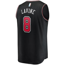 Load image into Gallery viewer, Zach LaVine Chicago Bulls Branded Fast Break Jersey Black - Statement Edition