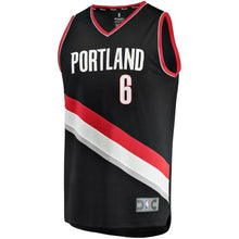Load image into Gallery viewer, Nik Stauskas Portland Trail Blazers Branded Fast Break Jersey - Icon Edition - Black