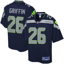 Load image into Gallery viewer, Shaquill Griffin Seattle Seahawks Pro Line Team Color Player Jersey – College Navy 2018/2019