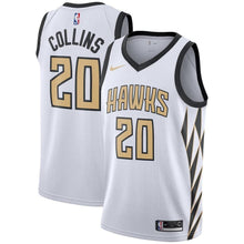 Load image into Gallery viewer, John Collins Atlanta Hawks Youth Jersey – City Edition – White 2018 2019