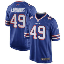 Load image into Gallery viewer, Tremaine Edmunds Buffalo Bills Draft First Round Pick #2 Game Jersey – Royal 2018/2019