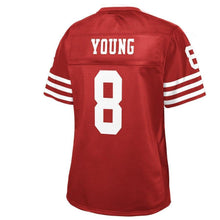 Load image into Gallery viewer, Steve Young San Francisco 49ers Pro Line Women's Retired Player Jersey – Scarlet 2018/2019
