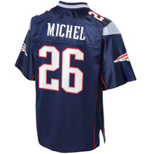 Load image into Gallery viewer, Sony Michel New England Patriots NFL Youth Jersey – Navy 2018/2019 Super Bowl