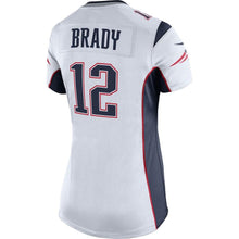 Load image into Gallery viewer, Tom Brady New England Patriots Women's Game Jersey - White Super Bowl