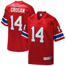 Load image into Gallery viewer, Steve Grogan New England Patriots Pro Line Retired Player Jersey – Red 2018/2019 Super Bowl