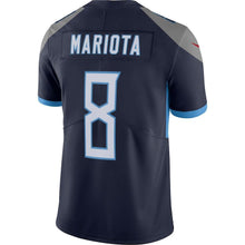 Load image into Gallery viewer, Marcus Mariota Tennessee Titans Limited Player Jersey – Navy 2018/2019