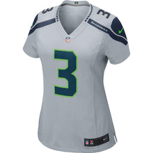 Load image into Gallery viewer, Russell Wilson Seattle Seahawks Women's Game Jersey - Gray 2018/2019