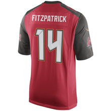 Load image into Gallery viewer, Ryan Fitzpatrick Tampa Bay Buccaneers Game Jersey – Red 2018/2019