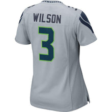 Load image into Gallery viewer, Russell Wilson Seattle Seahawks Women's Game Jersey - Gray 2018/2019