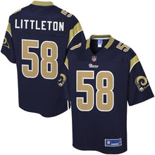 Load image into Gallery viewer, CORY LITTLETON LOS ANGELES RAMS SUPER BOWL NFL PRO LINE PLAYER JERSEY - NAVY