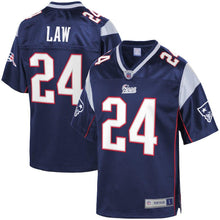 Load image into Gallery viewer, Ty Law New England Patriots Pro Line Retired Team Player Jersey – Navy 2018/2019 Super Bowl