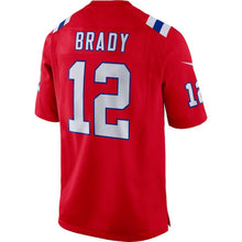 Load image into Gallery viewer, Tom Brady New England Patriots Red Super Bowl LII Bound Game Jersey 2018