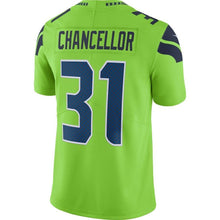 Load image into Gallery viewer, Kam Chancellor Seattle Seahawks Vapor Untouchable Color Rush Limited Player Jersey - Neon Green 2018/2019