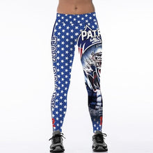 Load image into Gallery viewer, New England Patriots Slim Fitness 3D Printing Leggings Super Bowl