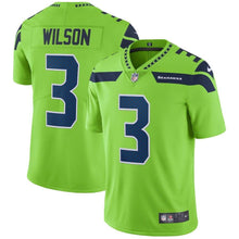 Load image into Gallery viewer, Russell Wilson Seattle Seahawks Vapor Untouchable Color Rush Limited Player Jersey - Neon Green 2018/2019