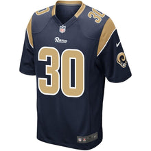 Load image into Gallery viewer, TODD GURLEY II LOS ANGELES RAMS SUPER BOWL YOUTH GAME JERSEY - NAVY 2018/2019
