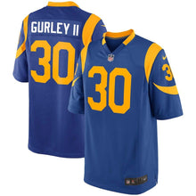 Load image into Gallery viewer, TODD GURLEY II LOS ANGELES RAMS SUPER BOWL YOUTH ALTERNATE GAME JERSEY - ROYAL