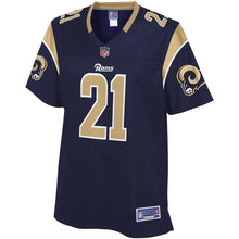 Load image into Gallery viewer, AQIB TALIB LOS ANGELES RAMS SUPER BOWL NFL WOMEN'S PLAYER JERSEY - NAVY