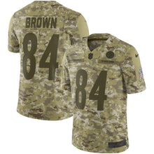 Load image into Gallery viewer, Men's Pittsburgh Steelers Antonio Brown Camo Jersey 2018 - 2019