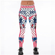 Load image into Gallery viewer, New England Patriots Slim Fitness 3D Printing Leggings Super Bowl