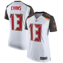 Load image into Gallery viewer, Mike Evans Tampa Bay Buccaneers Women's Game Jersey - White 2018/2019