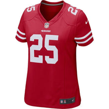 Load image into Gallery viewer, Richard Sherman San Francisco 49ers Women's Game Jersey– Scarlet 2018/2019