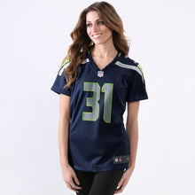 Load image into Gallery viewer, Kam Chancellor Seattle Seahawks Women's Game Jersey - College Navy 2018/2019