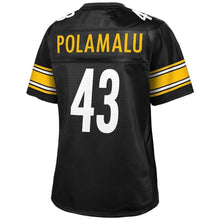 Load image into Gallery viewer, Troy Polamalu Pittsburgh Steelers Pro Line Women's Retired Player Jersey – Black 2018/2019