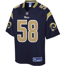 Load image into Gallery viewer, CORY LITTLETON LOS ANGELES RAMS SUPER BOWL NFL PRO LINE PLAYER JERSEY - NAVY