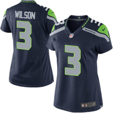 Load image into Gallery viewer, Russell Wilson Seattle Seahawks Women's Game Jersey - College Navy 2018/2019