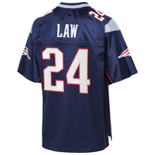 Load image into Gallery viewer, Ty Law New England Patriots Pro Line Retired Team Player Jersey – Navy 2018/2019 Super Bowl