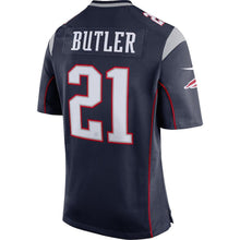 Load image into Gallery viewer, Malcolm Butler New England Patriots Navy Super Bowl LII Bound Game Jersey 2019