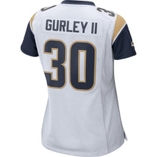 Load image into Gallery viewer, TODD GURLEY II LOS ANGELES RAMS SUPER BOWL WOMEN'S GAME PLAYER JERSEY - WHITE