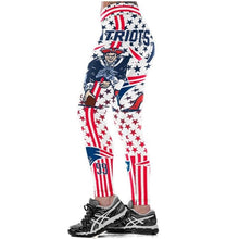 Load image into Gallery viewer, New England Patriots Slim Fitness 3D Printing Leggings Super Bowl