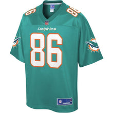 Load image into Gallery viewer, Mike Gesicki Miami Dolphins NFL Youth Player Jersey – Aqua 2018/2019