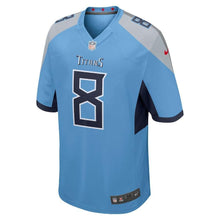 Load image into Gallery viewer, Marcus Mariota Tennessee Titans New Game Jersey – Light Blue 2018/2019