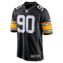 Load image into Gallery viewer, T.J. Watt Pittsburgh Steelers Game Jersey - Black 2018/2019