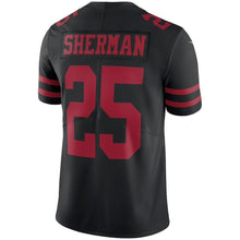 Load image into Gallery viewer, Richard Sherman San Francisco 49ers Vapor Untouchable Limited Jersey - Black 2018/2019