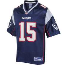 Load image into Gallery viewer, Chris Hogan New England Patriots Youth Player Jersey - Navy 2018/2019 Super Bowl