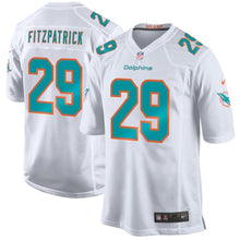 Load image into Gallery viewer, Minkah Fitzpatrick Miami Dolphins Draft Pick Game Jersey – White 2018/2019