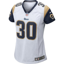 Load image into Gallery viewer, TODD GURLEY II LOS ANGELES RAMS SUPER BOWL WOMEN'S GAME PLAYER JERSEY - WHITE