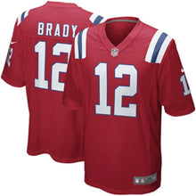 Load image into Gallery viewer, Tom Brady New England Patriots Alternate Game Jersey - Red Super Bowl