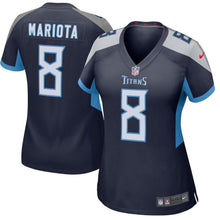 Load image into Gallery viewer, Marcus Mariota Tennessee Titans Women's New Game Jersey – Navy 2018/2019