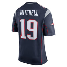 Load image into Gallery viewer, Malcolm Mitchell New England Patriots Navy Super Bowl LI Bound Game Jersey 2019