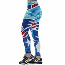 Load image into Gallery viewer, New England Patriots Slim Fitness 3D Printing Leggings Super Bowl