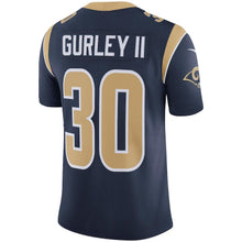 Load image into Gallery viewer, TODD GURLEY II LOS ANGELES RAMS SUPER BOWL YOUTH VAPOR UNTOUCHABLE LIMITED PLAYER JERSEY - NAVY 2018/2019