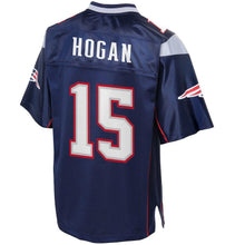 Load image into Gallery viewer, Chris Hogan New England Patriots Youth Player Jersey - Navy 2018/2019 Super Bowl